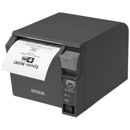 Epson TM-T70II Impresora de Tickets Térmica, Ancho Papel 80mm, USB-Ethernet, Negra Epson TM-T70II Impresora de Tickets Térmica, Ancho Papel 80mm, USB-Ethernet, Negra